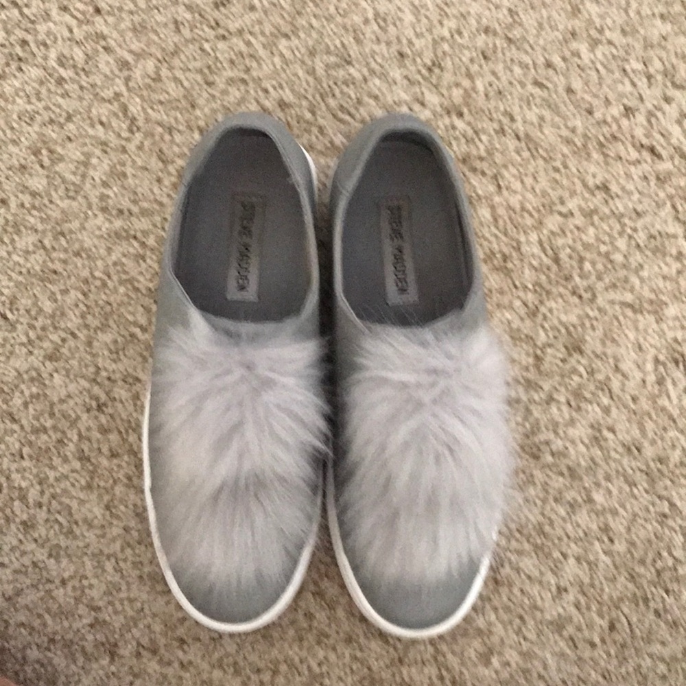 Steve Madden puff ball sneakers